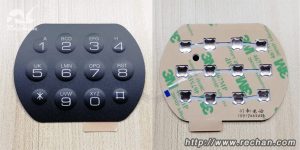 薄膜开关正面背面展示